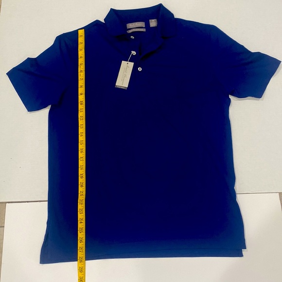 Polo Shirt DANIEL CREMIEUX NWT Signature Collection Performance Dark Blue SIZE M - Picture 4 of 10